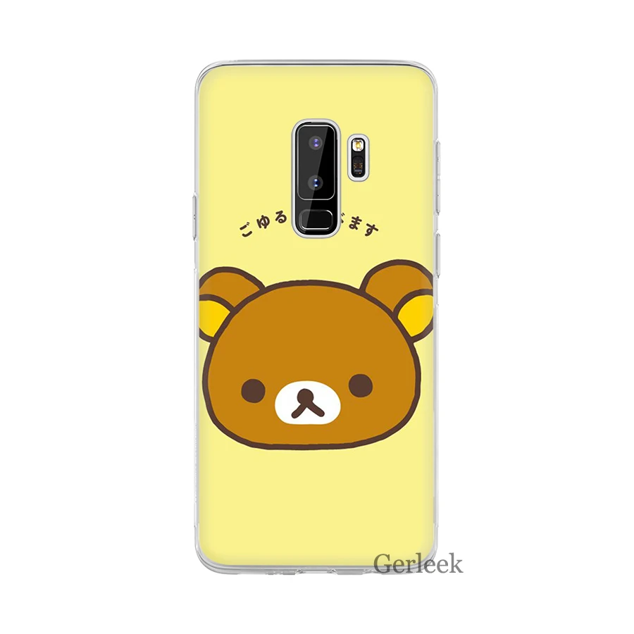 Rilakkuma чехол для телефона Samsung Galaxy A5 A6 A8 J3 J5 J7 2015 2016 2017 2018 | Мобильные телефоны и