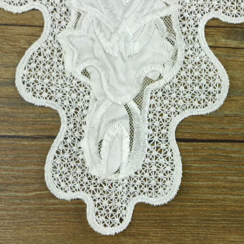 1 шт. ткань с белым кружевным воротником розовое свадебное платье воротник