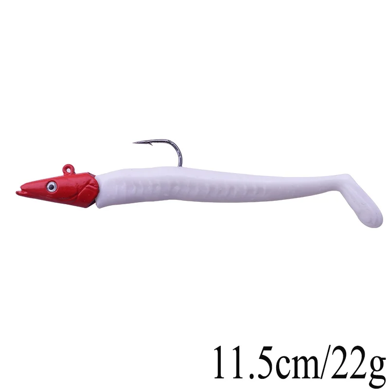 Proleurre 1 шт. 11 5 см 22 г jig Head одинарный крючок Мягкие Рыбная приманка вобблер приманки
