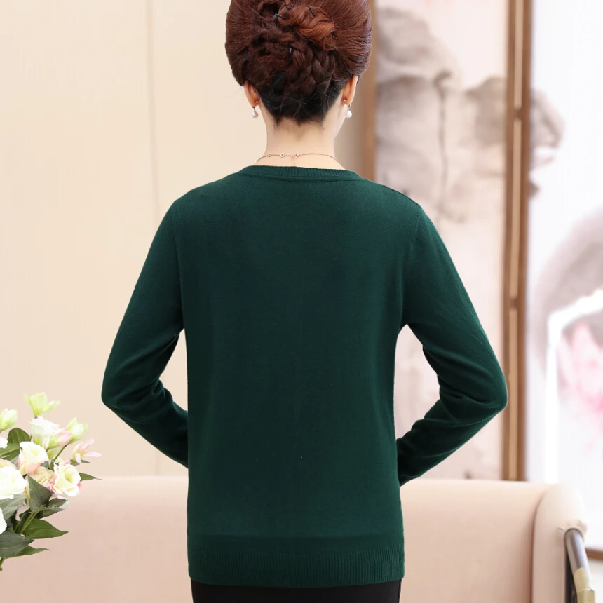 Кардиган XJXKS с длинным рукавом весна осень свитер женские свободные вязаные