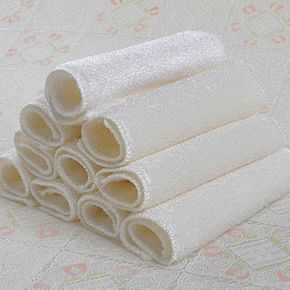 1x белая Высокоэффективная антижирная салфетка из бамбукового волокна Волшебная