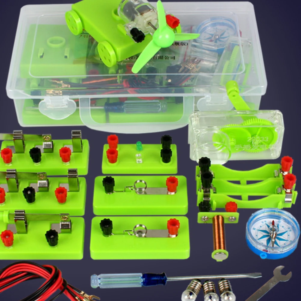 

Fashion Electrical Circuit Lighting Physics Kids Science Experiment Equipment Set