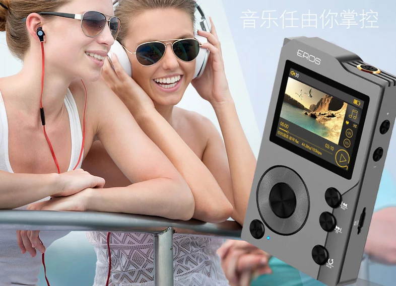 Aigo EROS K Bluetooth 4,0 без потерь Hifi MP3 плеер мини HiBylink DSD DAC AXU аудио музыкальный плеер USB поддержка OTG 128 Гб TF