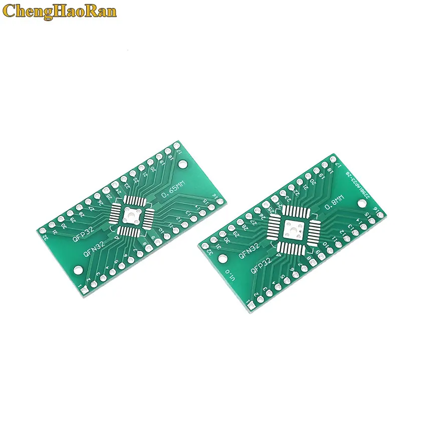 ChengHaoRan 5 шт. QFP32 конвертер адаптер гнездо PCB SMD 0 8 мм 65 контактный шаг универсальная