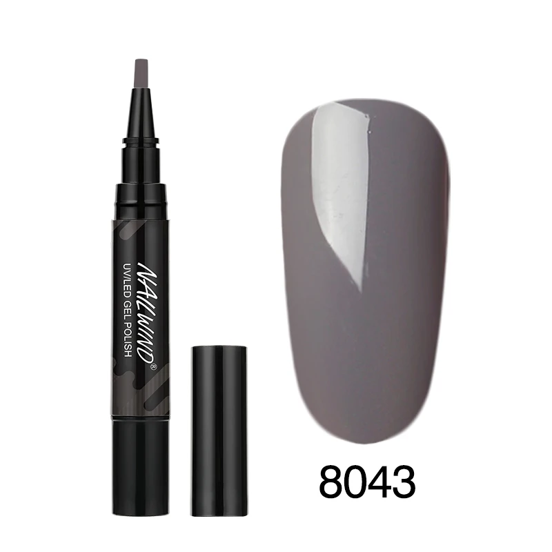43 NAILWIND 5 мл Гель-лак для ногтей 31-60 Гибридный гель лак для ногтей ручка Гель-лак для ногтей Дизайн ногтей маникюр замочить от Полупостоянный UV светодио дный лампы грунтовка для ногтей - Цвет: 43