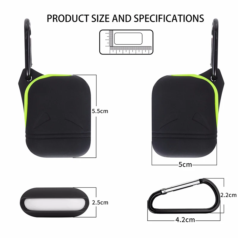 Чехол IKSNAIL для Apple Airpods аксессуары чехол Air Pods силиконовый s беспроводных Bluetooth