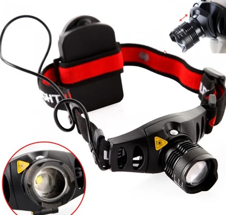 Светодиодный мини фонарь Sanyi с 4 режимами работы 1200 люмен|zoom headlamp|zoomable headlighthead led lamp