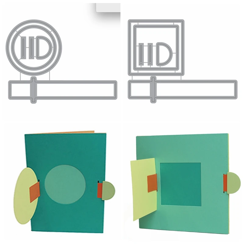 

Surprise Pull and Reveal Cards Metal Cutting Dies Stencil For DIY Scrapbooking Decorative Embossing Paper Carfts 2019 Making