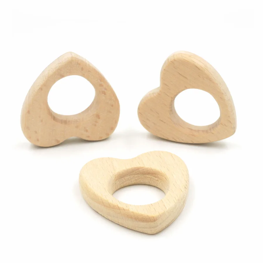 Прорезыватель для зубов из Букового дерева экологически чистый детский в форме