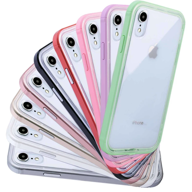 Прозрачный Мягкий противоударный чехол из ТПУ для iphone 12 Pro Max Mini 11 Xs X XR 8 7 Plus SE2
