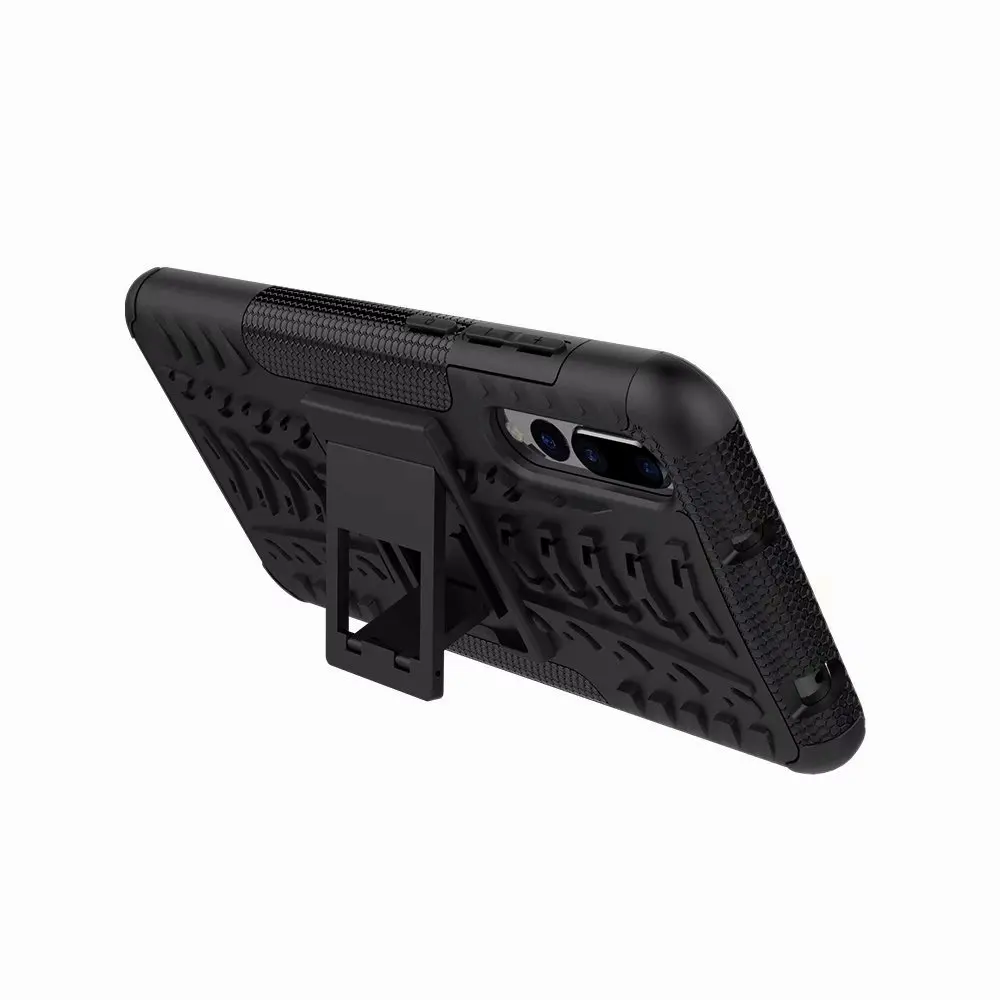 Original Armor Back Cover Case For Huawei P20/P20 Lite PC+TPC Shockproof Rugged Kickstand Cases P20 Pro Bracket Shell |