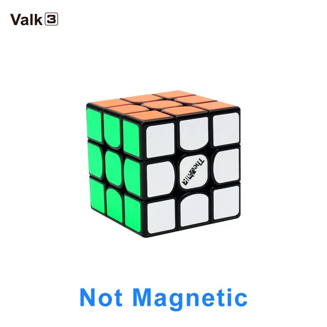 valk3 black QiYi The Valk3 power M 3x3x3 Магнитный магический скоростной кубик, профессиональные магниты, кубики-головоломки, без наклеек, магические игрушки для детей - Цвет: valk3 black