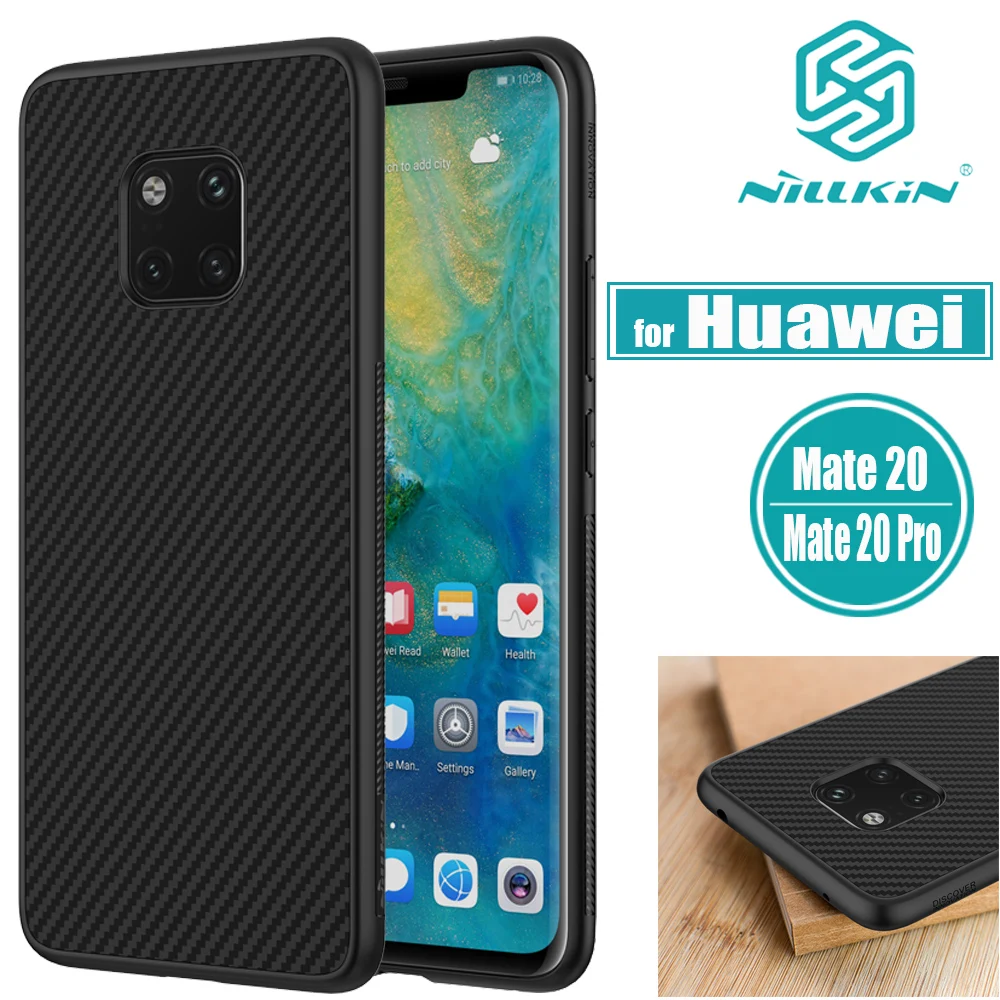 Nilkin для huawei mate 20 Pro чехол Nillkin из углеродного синтетического волокна Жесткий PC Пластиковый Ультратонкий чехол для телефона для huawei mate 20 Capa