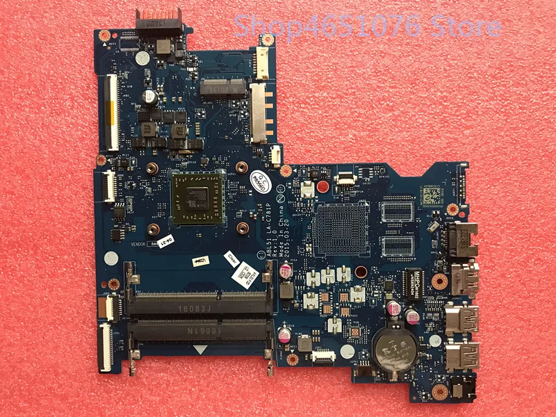 XIWANG 827705-001 827705-501 827705-601 для hp 15-AF 255 G4 серии Материнская плата для ноутбука A6-5200 LA-C781P процессора