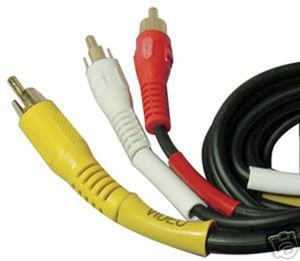 Лидер продаж 2015 3 x RCA (L + R V) композитный аудио-видео кабель 50 футов для ноутбука |