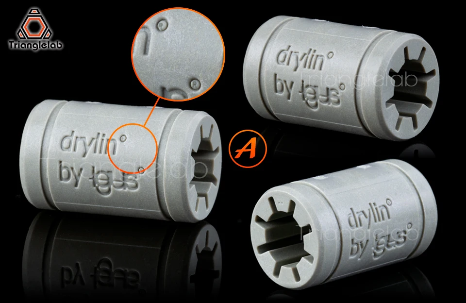 Trianglelab подлинный igus RJ4JP01 не поддельный LM8UU 3d принтер линейный подшипник для Reprap Anet A8 Prusa I3 3d принтер