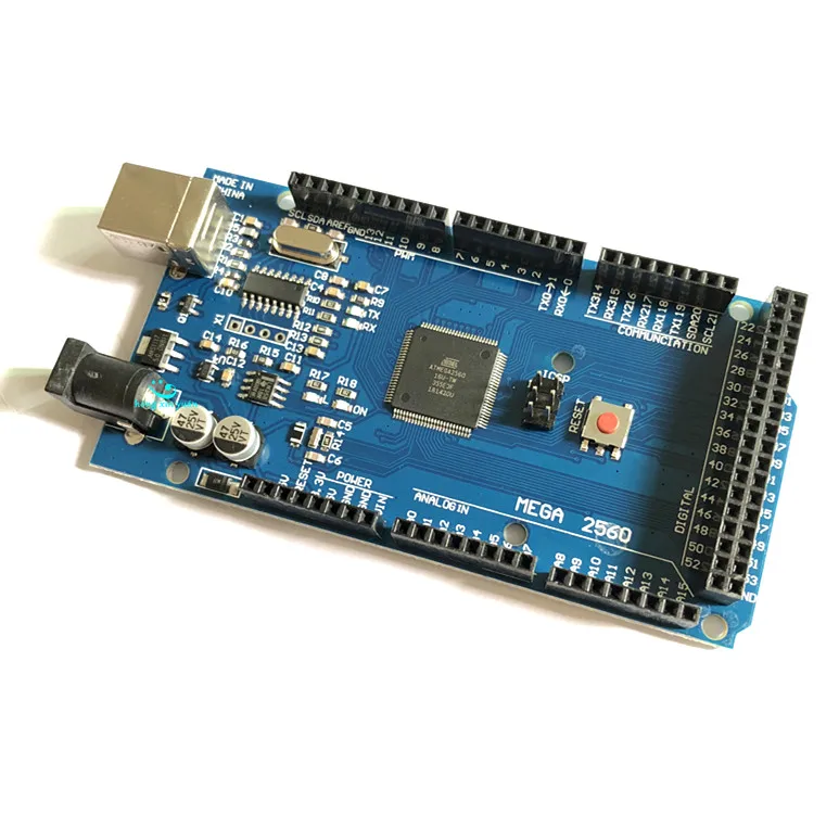 10 шт. Мега 2560 R3 ATmega2560 AVR USB доска + Бесплатный usb кабель для arduino MEGA2560 R3|Детали и