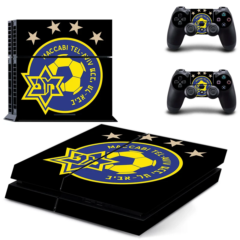 Наклейка на кожу Маккаби Haifa FC PS4 Виниловая наклейка для консоли Playstation 4 и 2