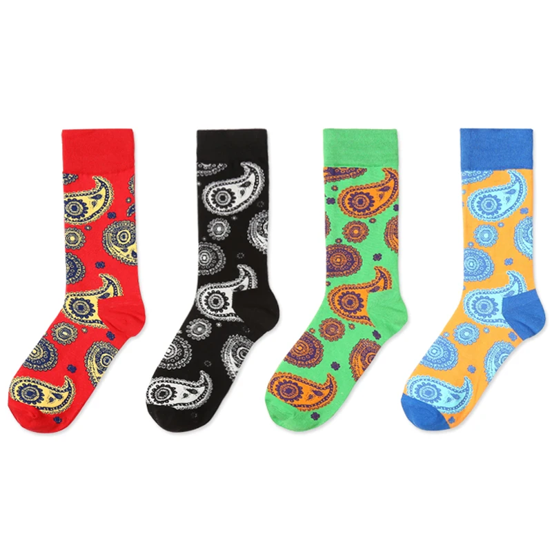 Осенне-зимние фирменные Для мужчин экипажа Носки для девочек Новинка Мода