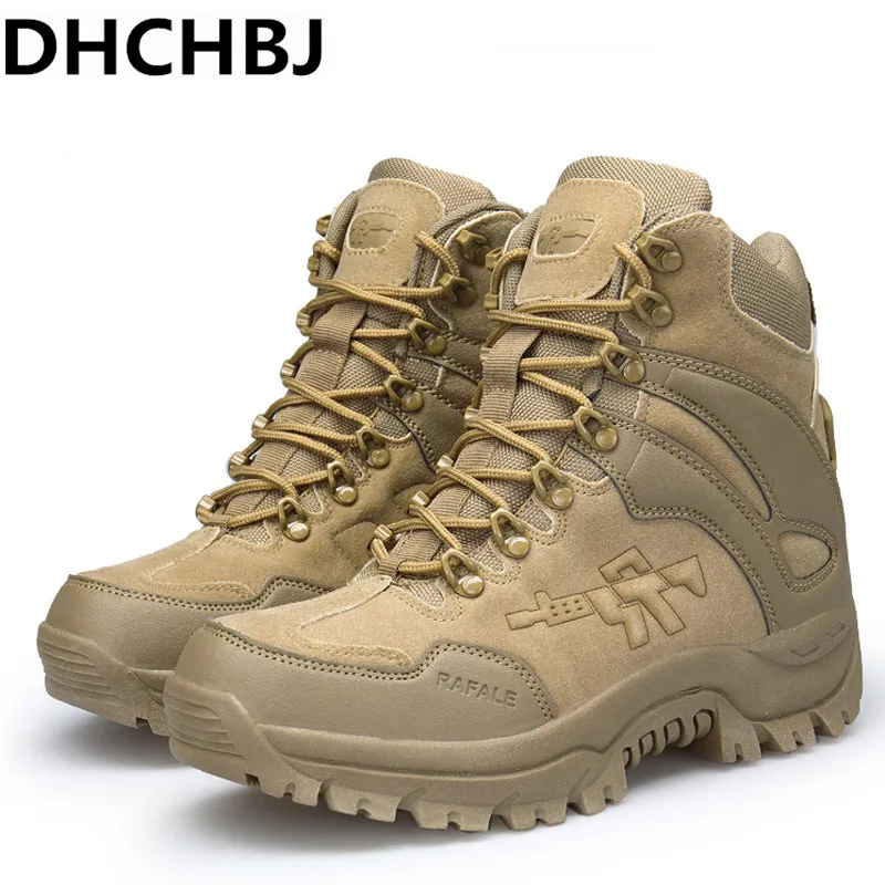 

Men's Outdoor Hiking Shoes Military Army Tactical Combat Shoes Boots Anti-slip Anti-collision Trekking Shoes 4 Colors