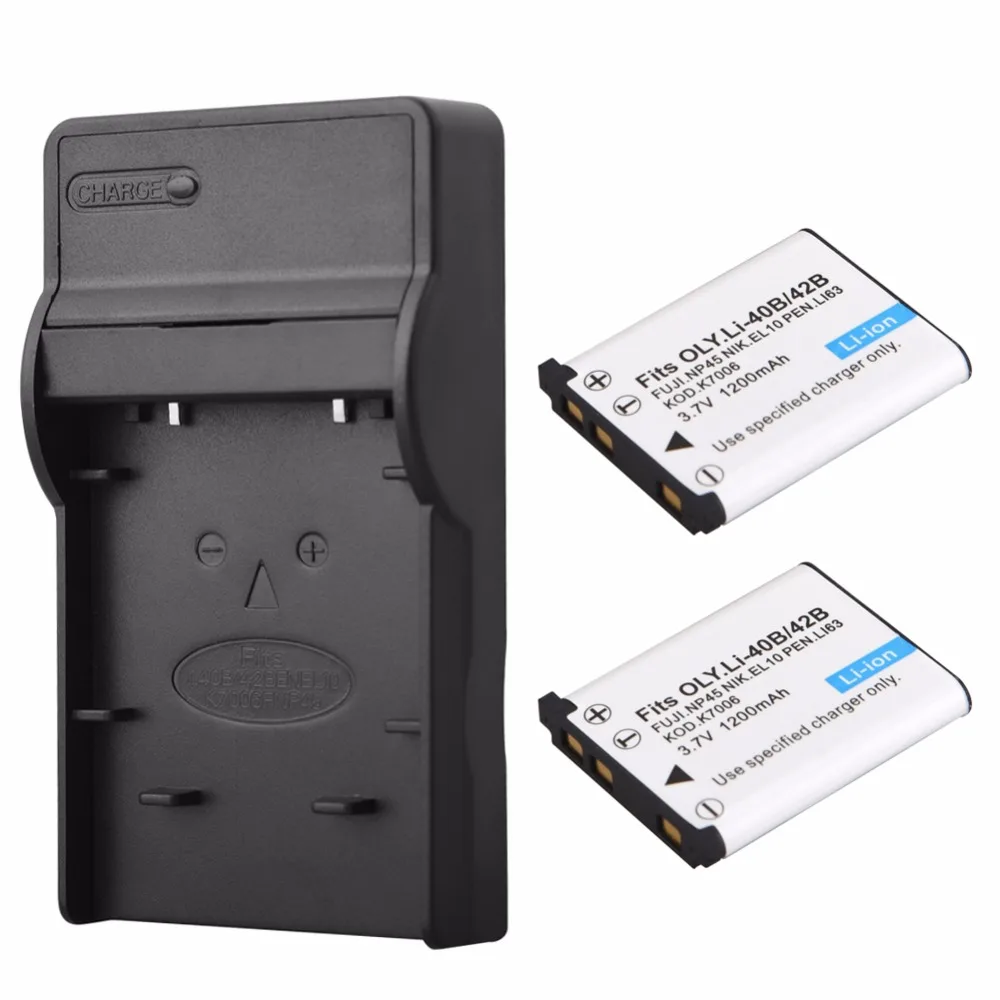 Аккумулятор ENEL10 для камеры Nikon COOLPIX S210 S500 S5100 S520 S600 S700 Haier M80 1200 мАч 2 шт.|Цифровые