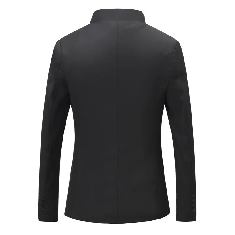 Мужские костюмы с воротником стойкой приталенные модные китайские Тан на 8