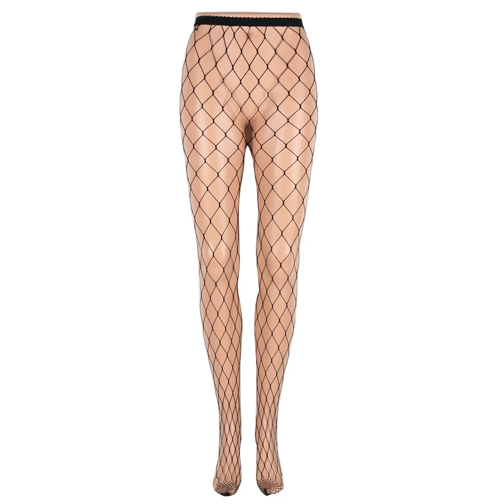 Женские сексуальные сетчатые чулки кружевные облегающие колготки | Женская