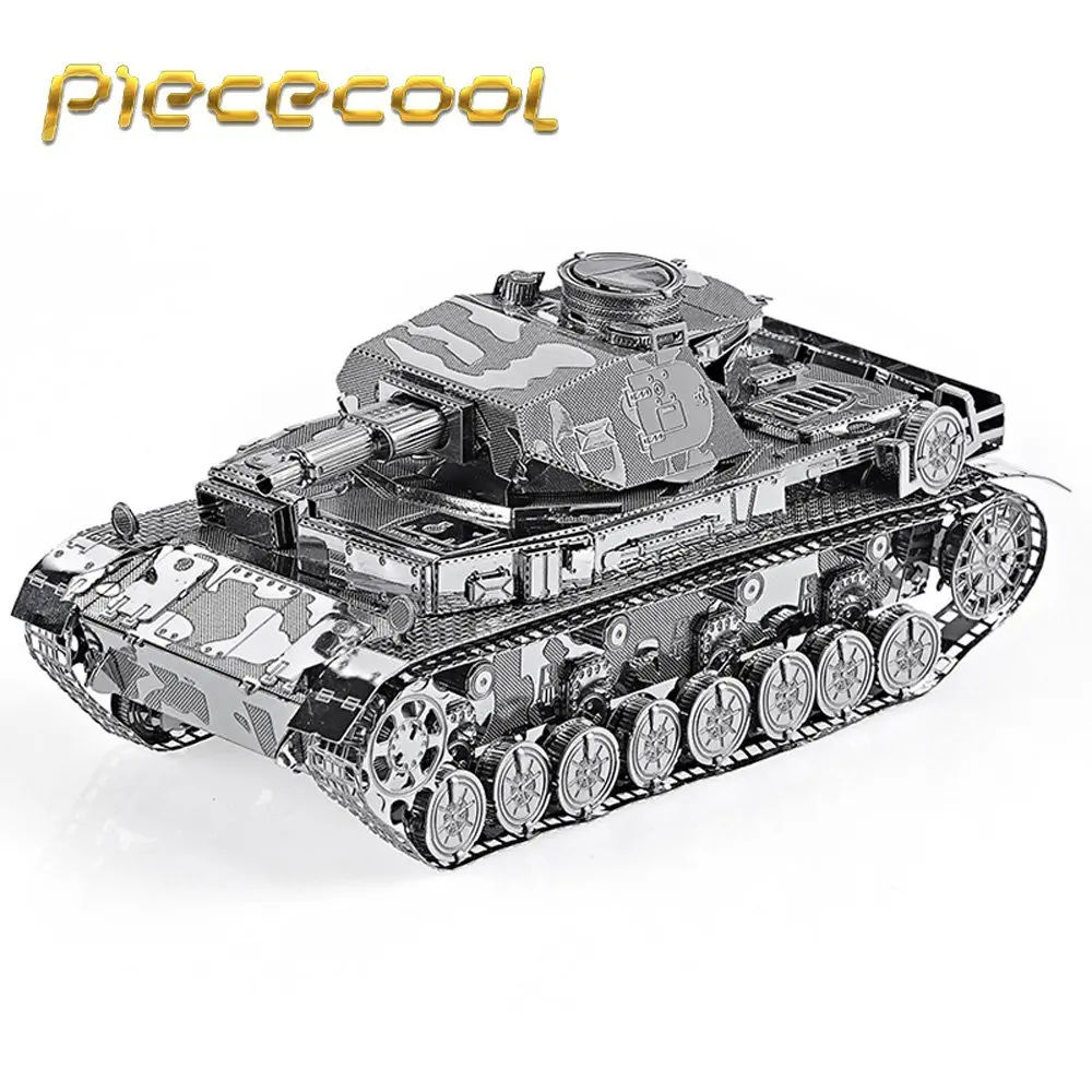 Оригинальная модель немецкого танка Piececool IV металлической 3D сборки лазерная