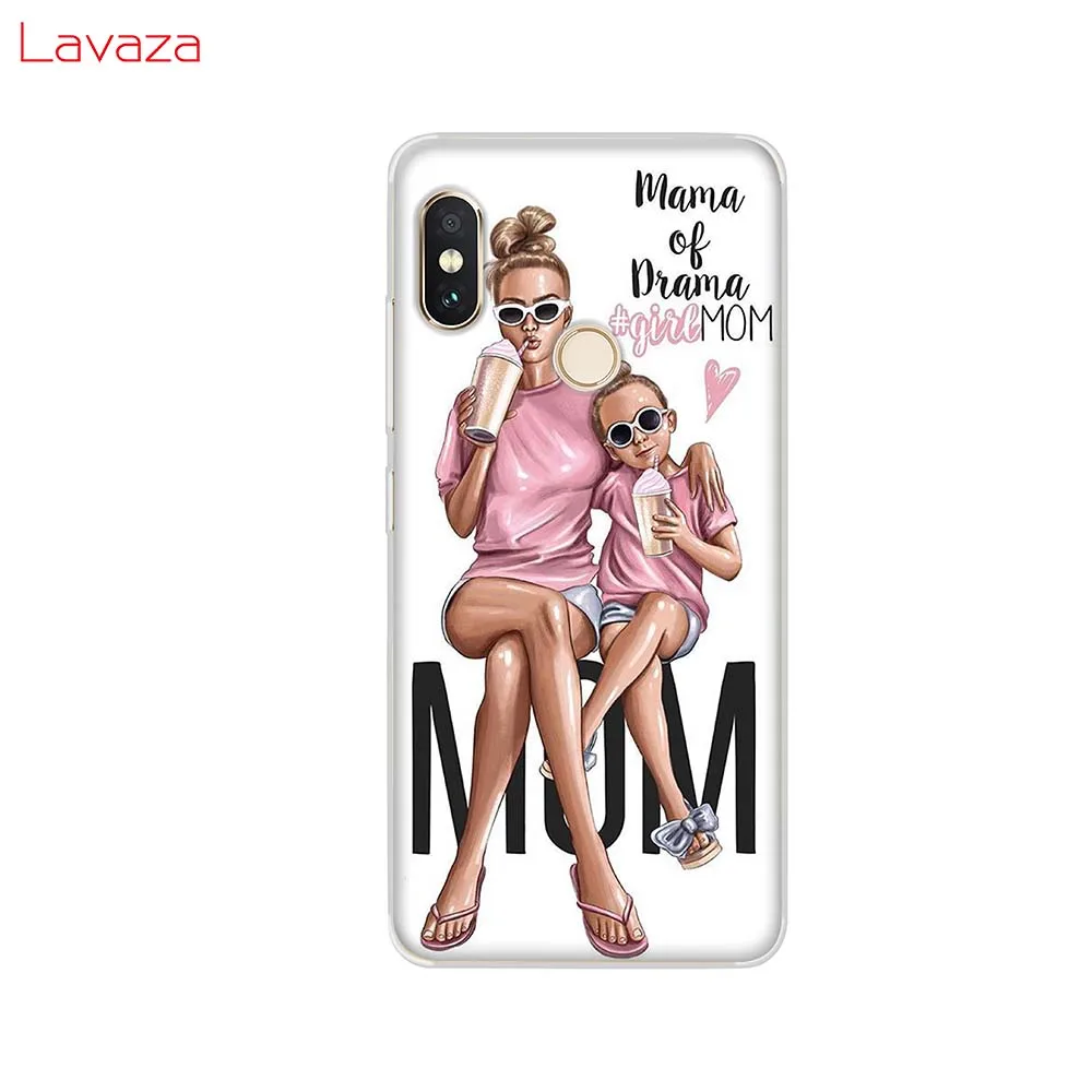 Lavaza модный жесткий чехол для мамы и дочки с черными каштановыми волосами для POCOPHONE F1 для Xiaomi A2 Mi8 Lite A1 Redmi Note 4X5 6 Pro - Цвет: 12