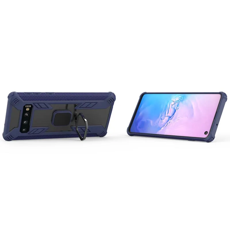 Противоударный армированный чехол для телефона с подставкой Samsung Galaxy S10 GalaxyS10