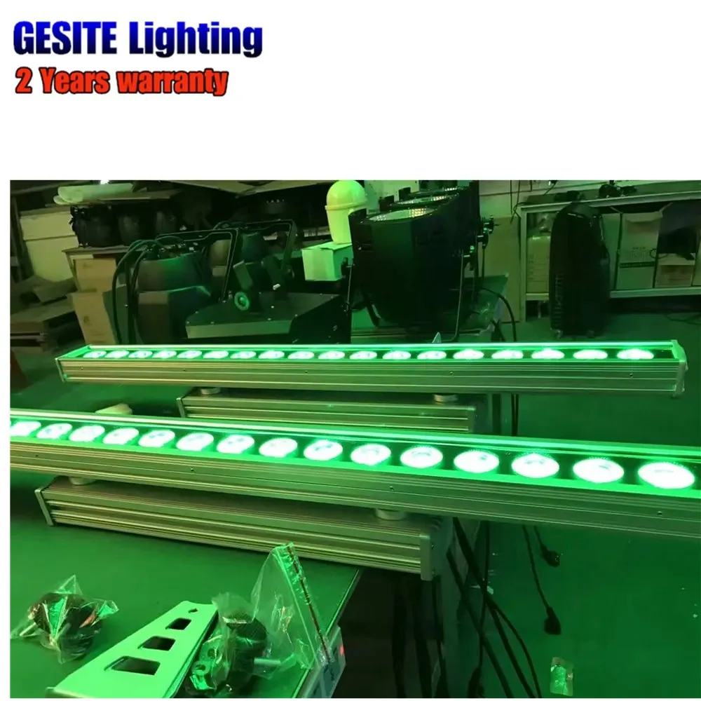 4 шт./лот 220 Вт Водонепроницаемый светодиодный настенный светильник 18X18W RGBWAP |