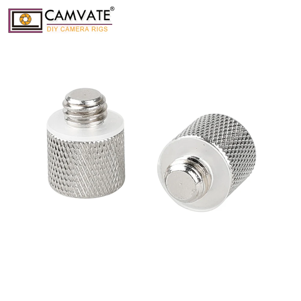 CAMVATE 2 шт. переходник 1/4 дюйма мама 3/8 папа для штатива камеры и Qr пластины/адаптера