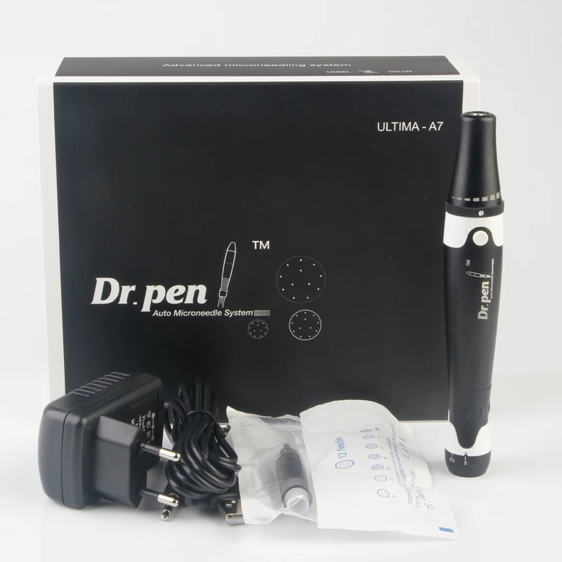 2019 New Derma Pen Dr. Pen A7 Auto Microneedle Pen Needle Cartridges Pen Microneedling System Wired Mezoroller 100%