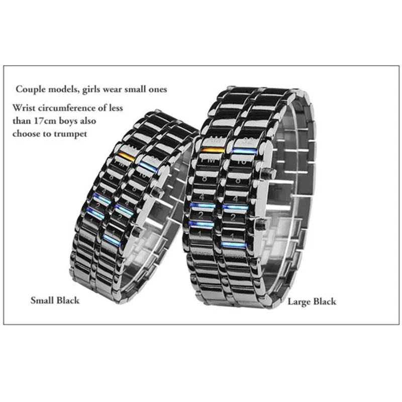 Addies Роскошные светодиодные электронные мужские наручные часы из нержавеющей