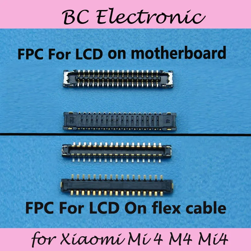 FPC коннектор для Xiaomi Mi 4 M4 Mi4 logic на материнской плате/на гибком кабеле Бесплатная