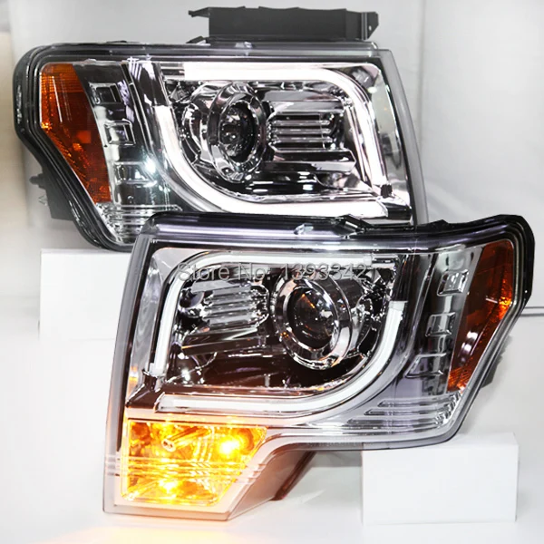 Для FORD F 150 Raptor светодиодная полоса передняя фара с полным светодиодным