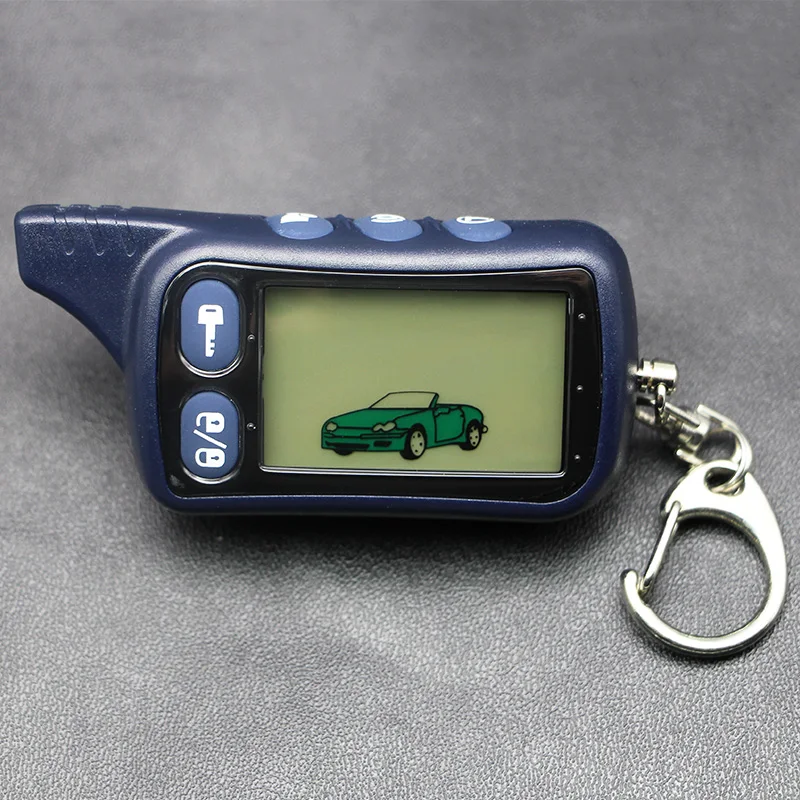 

TOMAHAWK TZ9010 LCD remote controller 2 way car alarm system for TOMAHAWK TZ9010 Keychain