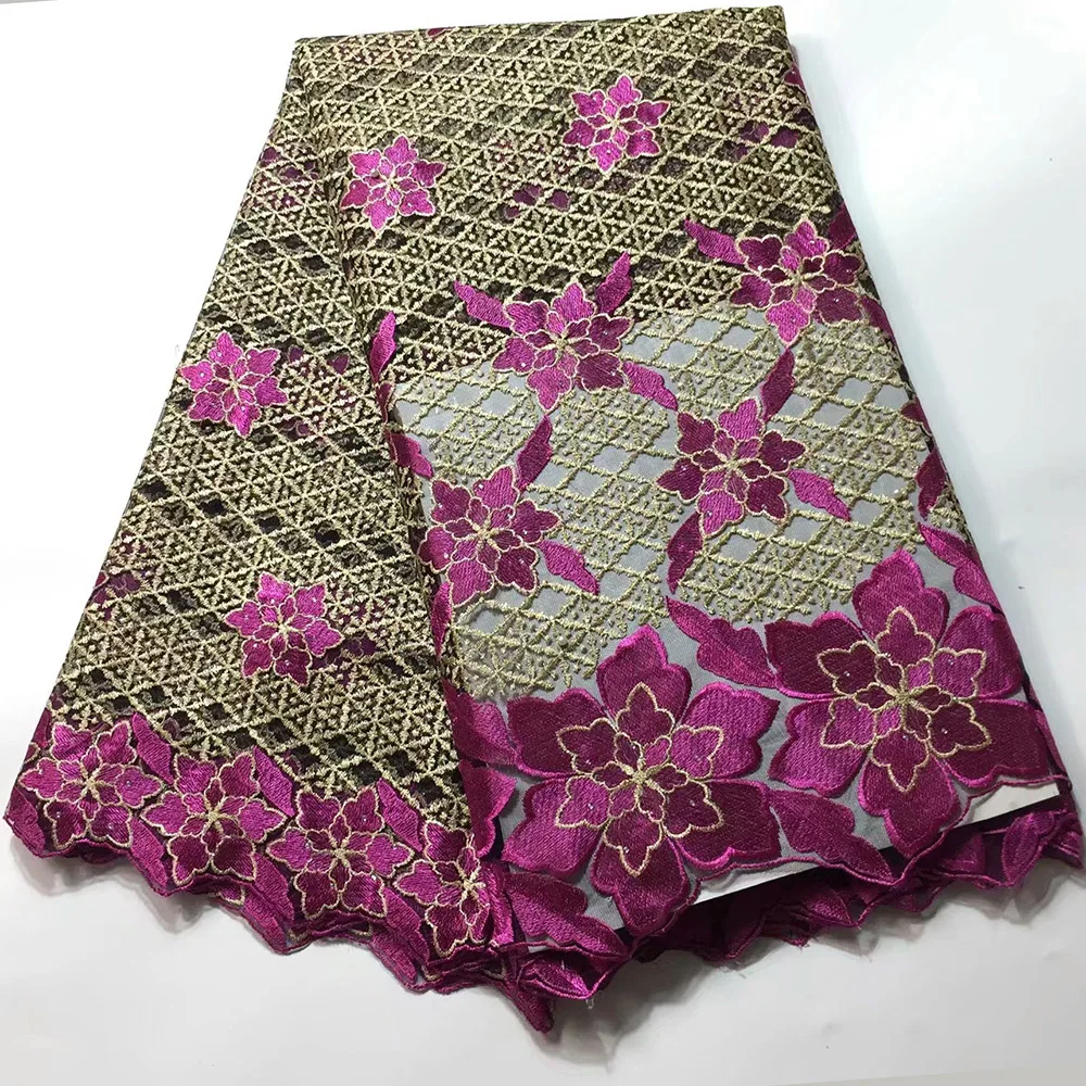 Peach lace fabric high quality for wedding 2017 Purple/Green/Red/Gold/White tulle african with stones | Дом и сад