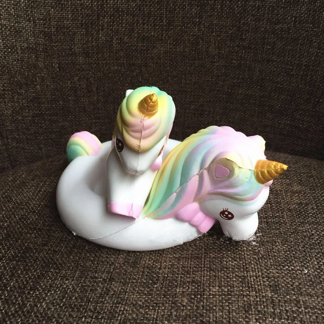 2018 новый милый слон Радуга Рог кольцо лошадь мягкими замедлить рост ремни мягкие