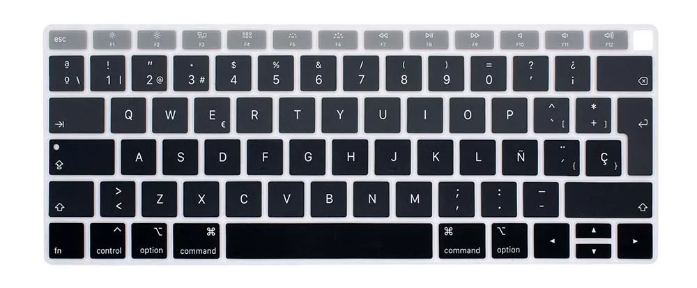 Gradient Gray Чистый/градиентный цвет EU/UK испанский Мягкий силиконовый чехол для клавиатуры для нового MacBook Air 13 дюймов A1932 с retina - Цвет: Gradient Gray