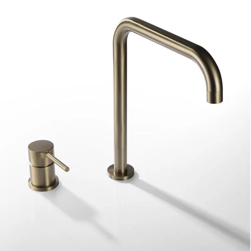 Латунный Смеситель для горячей и холодной воды сверхдлинная труба два отверстия