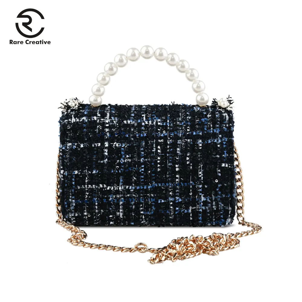 Редкие повседневные сумочки с креативным бантиком украшенные жемчугом высокое