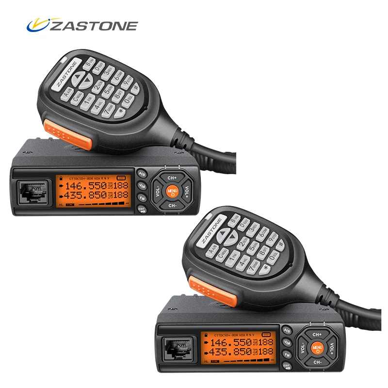 2 шт. Zastone Z218 10 км Радио Автомобильная рация 25 Вт двухдиапазонный VHF/UHF 136-174 МГц 400-470 МГц Автомобильный Радио коммуникатор кв приемопередатчик
