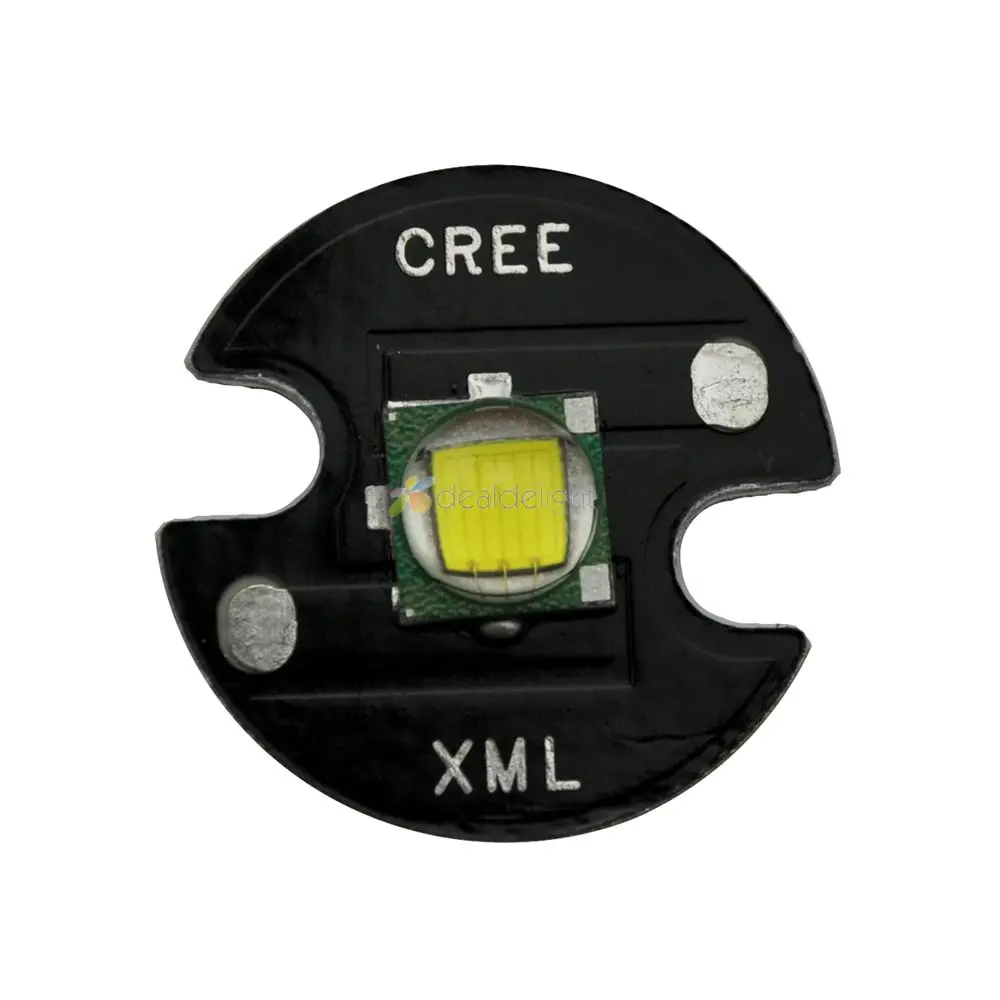 Монолитный CREE XM L T6 Белый 10 Вт светодиодный излучатель лампа установленная на