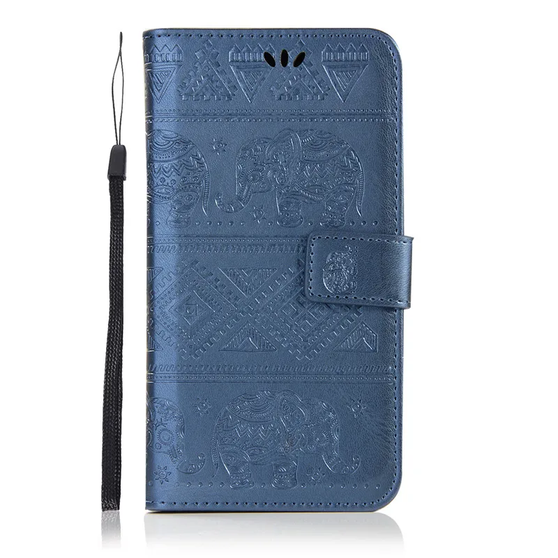 Кожаные чехлы для Fundas samsung J4 2018 чехол Coque Galaxy Plus J415 J415F 3D слон флип