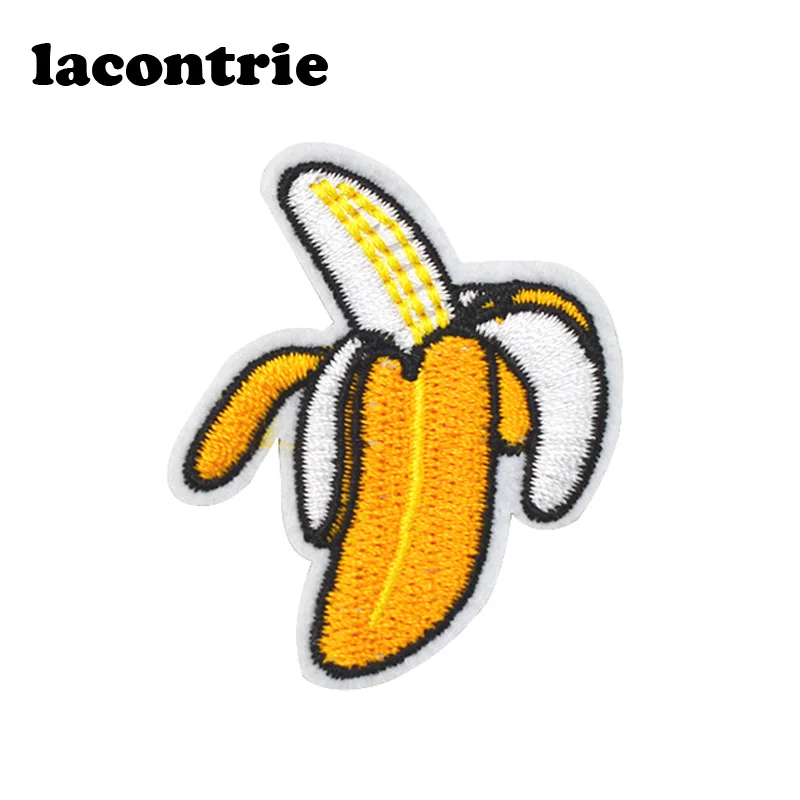 Банановые Пластыри для одежды железные пластыри сделай сам модная вышитая