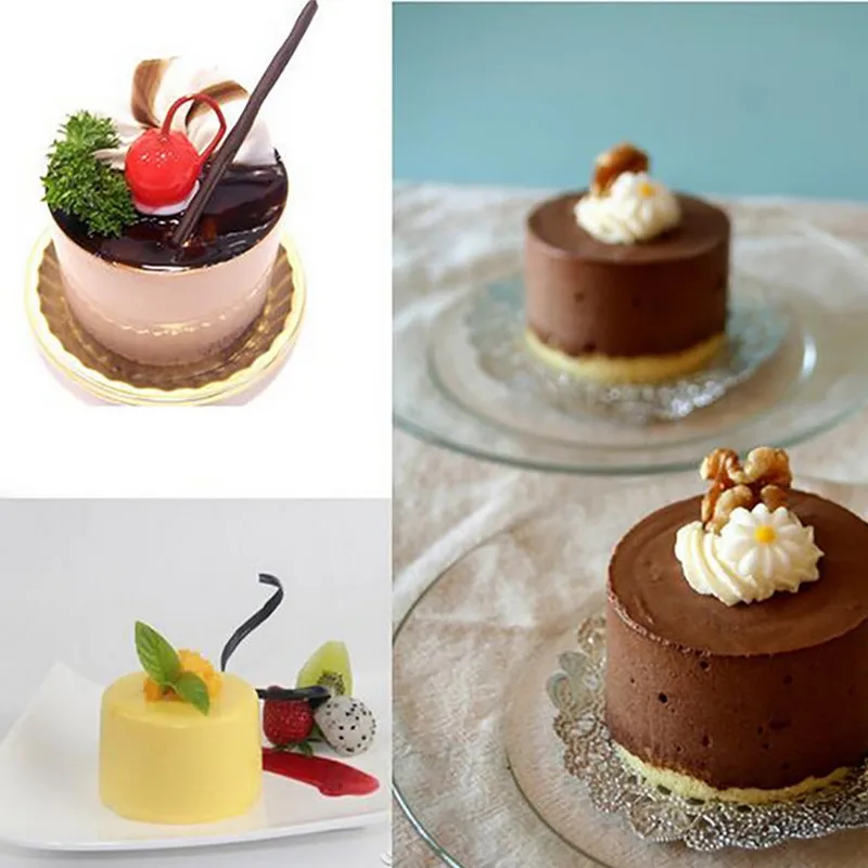 Формы для мыла форма круглая Гибкая силиконовая торта d90610|Формы мыла| |