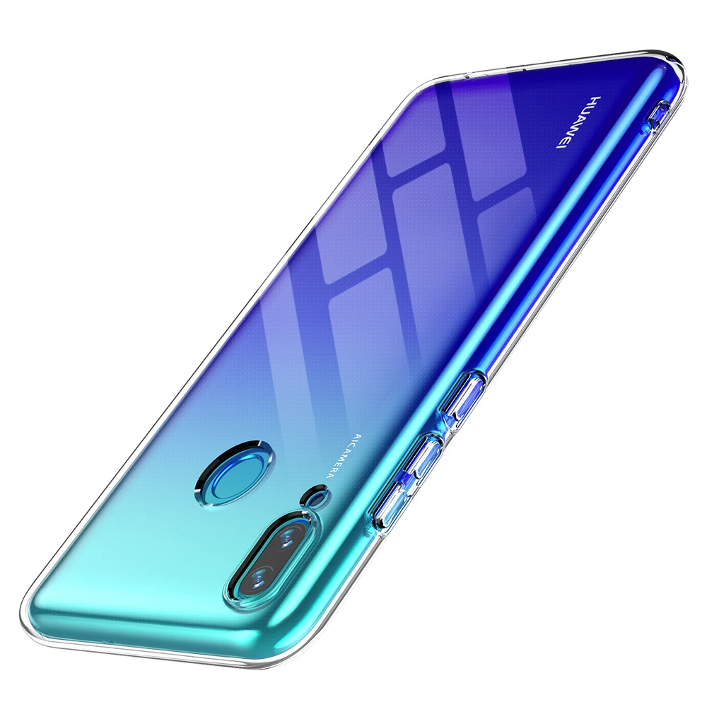 Anti Scratch Phone Case For Huawei P Smart 2019 Clear Silicone Soft Cover |