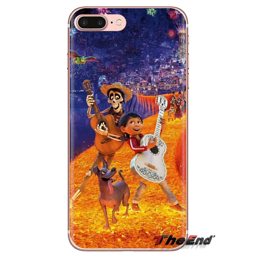 Transparent Soft Shell Covers For Samsung Galaxy S3 S4 S5 Mini S6 S7 Edge S8 S9 S10 Plus Note 3 4 5 8 9 coco mexican skull |
