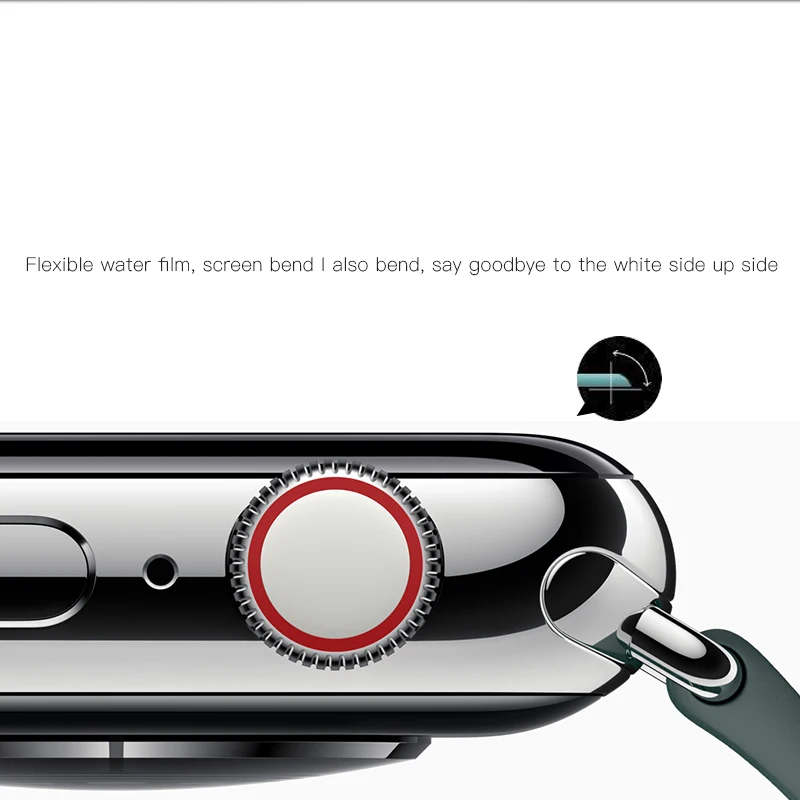 Защитная пленка 10D с полным покрытием для iWatch 1/2/3/4 1/2 шт.|Защитные стёкла и плёнки